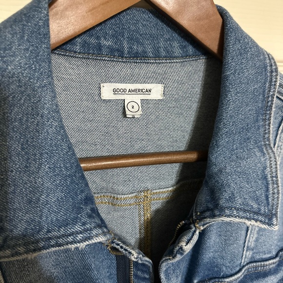 Good American denim jumpsuit - Picture 3 of 6